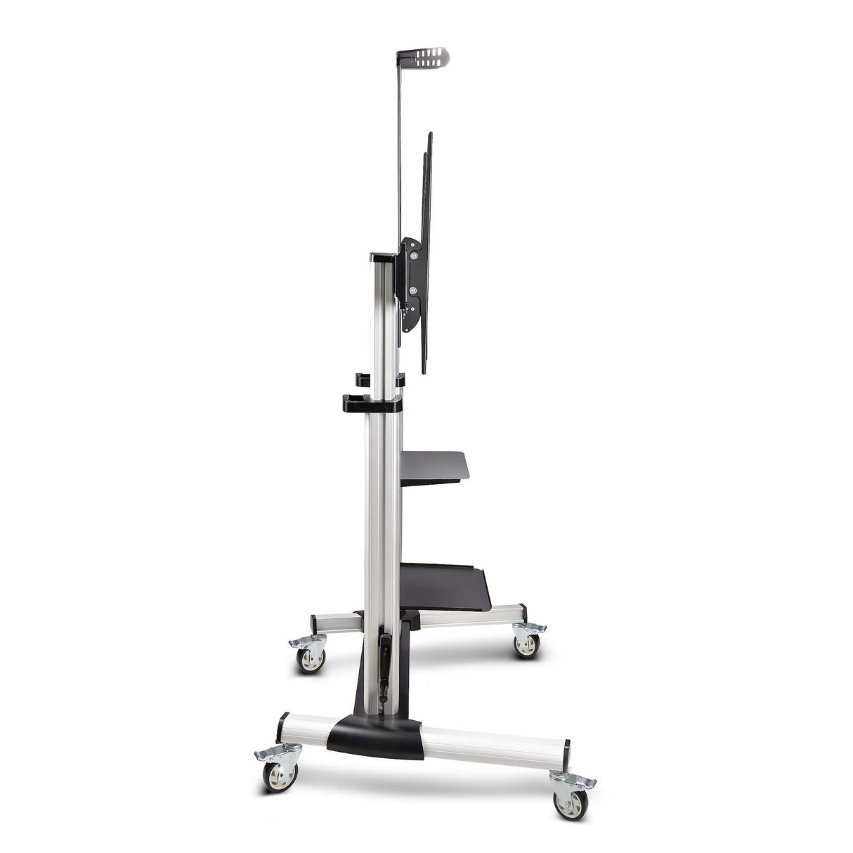 StarTech.com Carrito Soporte Móvil con Ruedas para TV de Pantalla Plana de 60 a 100 Pulgadas o 100kg - Soporte Rodante A