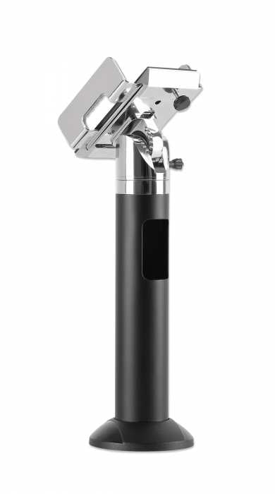 Manhattan Soporte Universal para Terminal Punto de Venta ( para terminal de tarjeta de crédito) soportes Soporte activo para teléfono móvil Terminal Escritorio Aluminio, Plástico, Acero