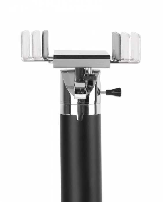 Manhattan Soporte Universal para Terminal Punto de Venta ( para terminal de tarjeta de crédito) soportes Soporte activo para teléfono móvil Terminal Escritorio Aluminio, Plástico, Acero