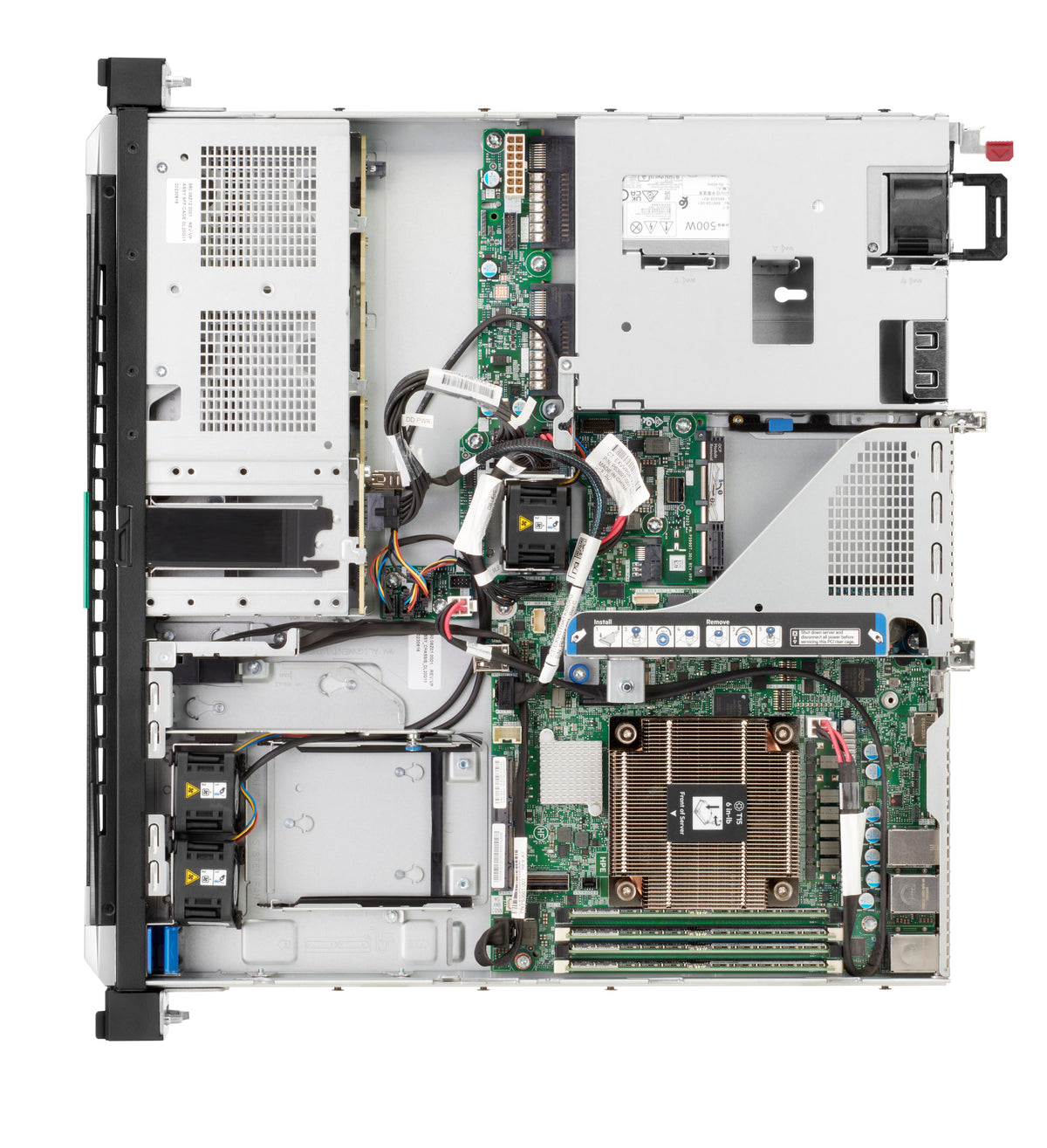 HPE ProLiant DL20 Gen11 6325P 3.5GHz 4c 1P 1x32GB-U 4SFF 2x480GB SSD 1x500W PS LA Server Servidores Intel® Xeon® Intel 3