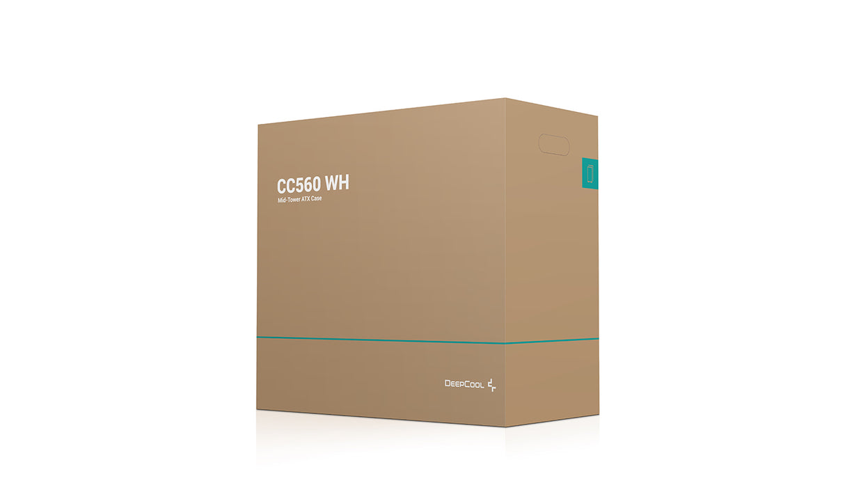 DeepCool CC560 WH carcasas ordenador Midi Tower PC Blanco ATX, micro ATX, Mini-ITX