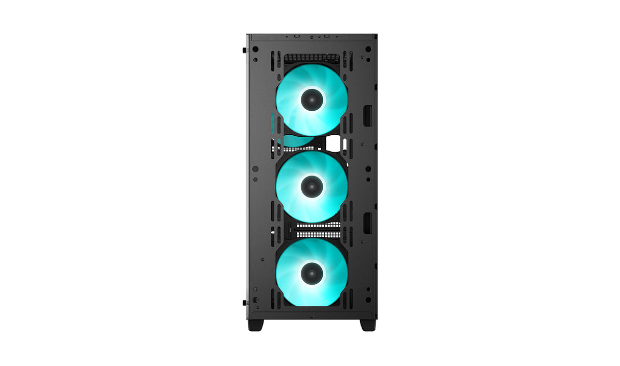 DeepCool CC560 carcasas ordenador ABS, SPCC, Vidrio templado Midi Tower PC Negro