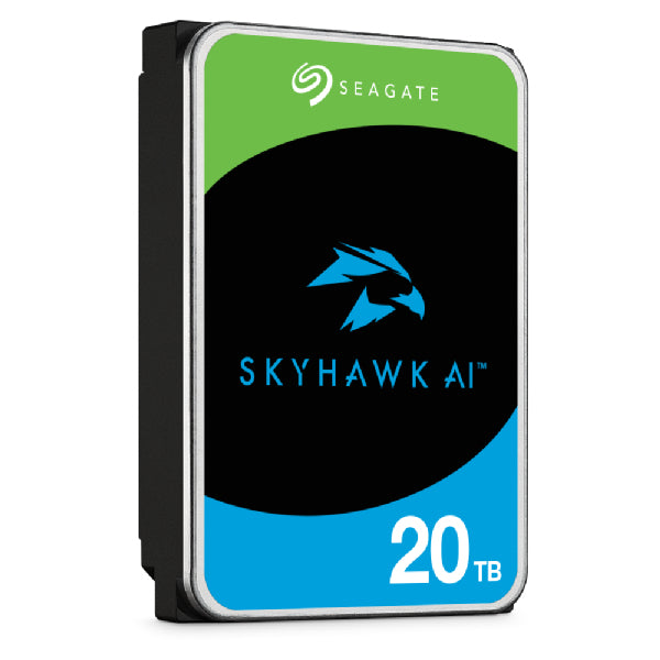 Seagate SkyHawk AI 20 TB discos duros internos 20 GB 7200 RPM 256 MB 3.5 cm (3.5")