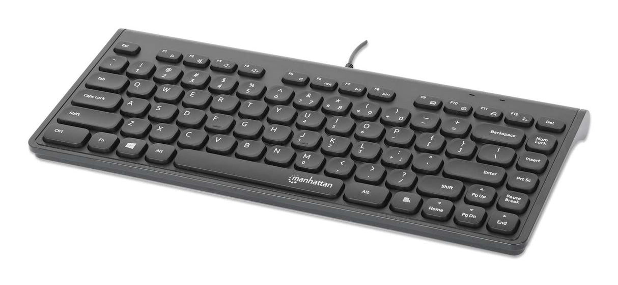 Manhattan 180702 Teclado Oficina Alámbrico USB Interruptor de membrana