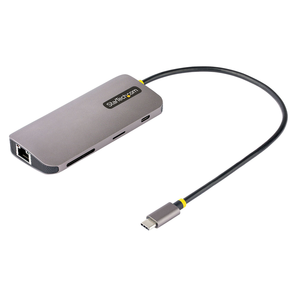 StarTech.com Adaptador Multipuertos USB C de Vídeo 4K a 60Hz, con Hub de 3 Puertos USB-A de 5Gbps, Entrega de Alimentación USB de 100W, Red Ethernet, SD/microSD, Cable de 30cm Laptop Alámbrico USB 3.2 Gen 1 (3.1 Gen 1) Type-C 3 1