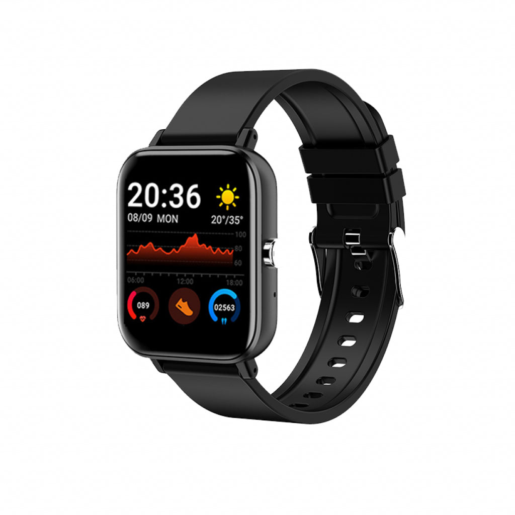 Smartwatch Stylos SW2 1.69" Panel TN Compatibilidad con Android Bluetooth 4.0 Negro con correa metálica