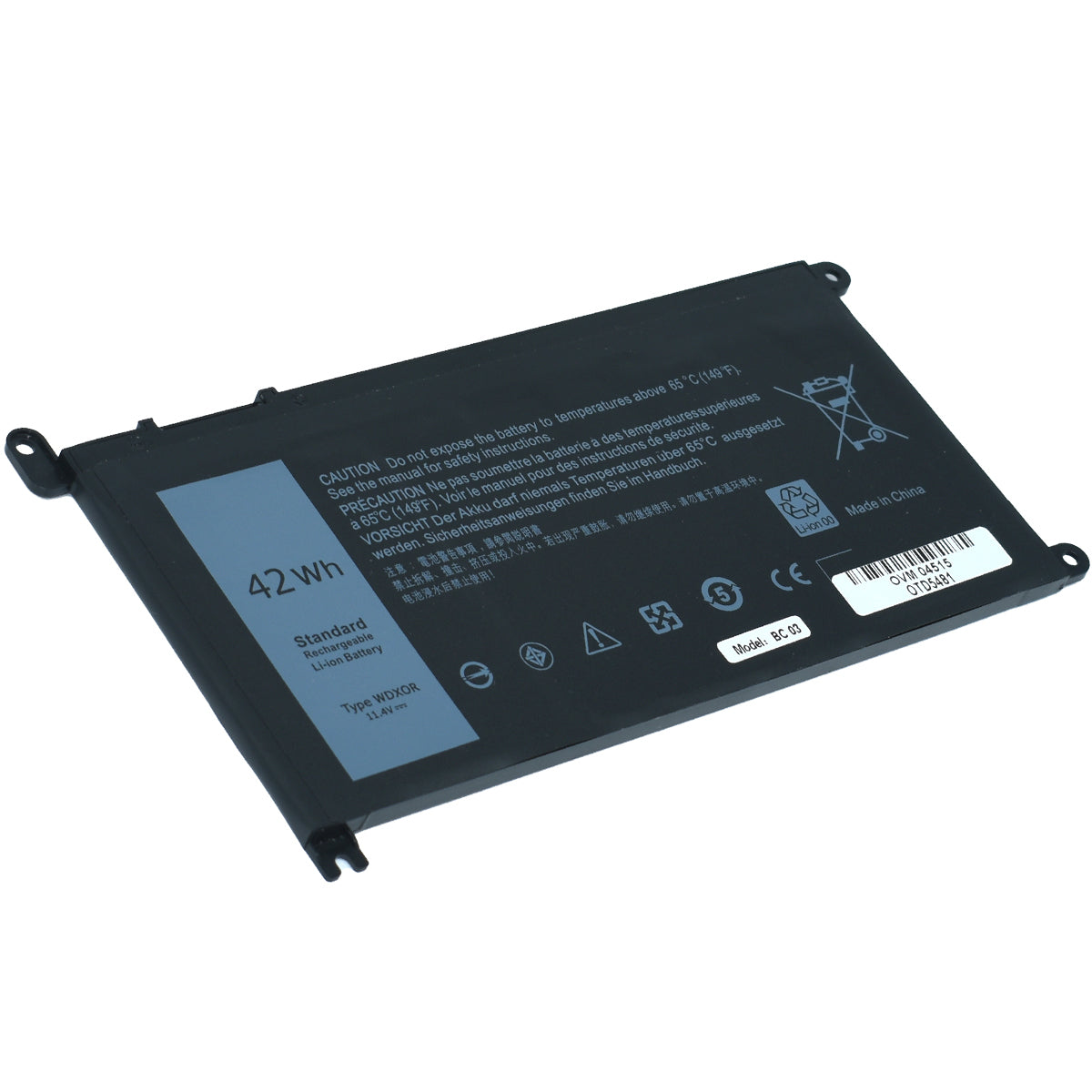 Ovaltech OTD5481 refacción para laptop Batería