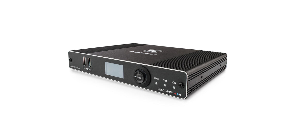 Kramer Electronics KDS-7-MNGR extensor audio/video Repetidor de señales AV Negro
