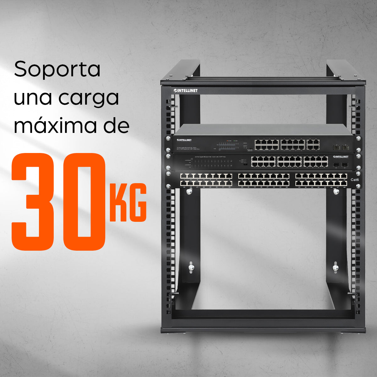 Intellinet 716192 Accesorios para rack Panel ciego Negro 500 mm