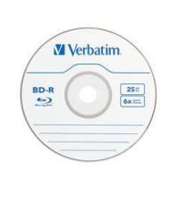 Verbatim BD-R 6x 25GB lectura / escritura de discos blu-ray (bd) BD-R 25 GB Azul, Blanco 6 x