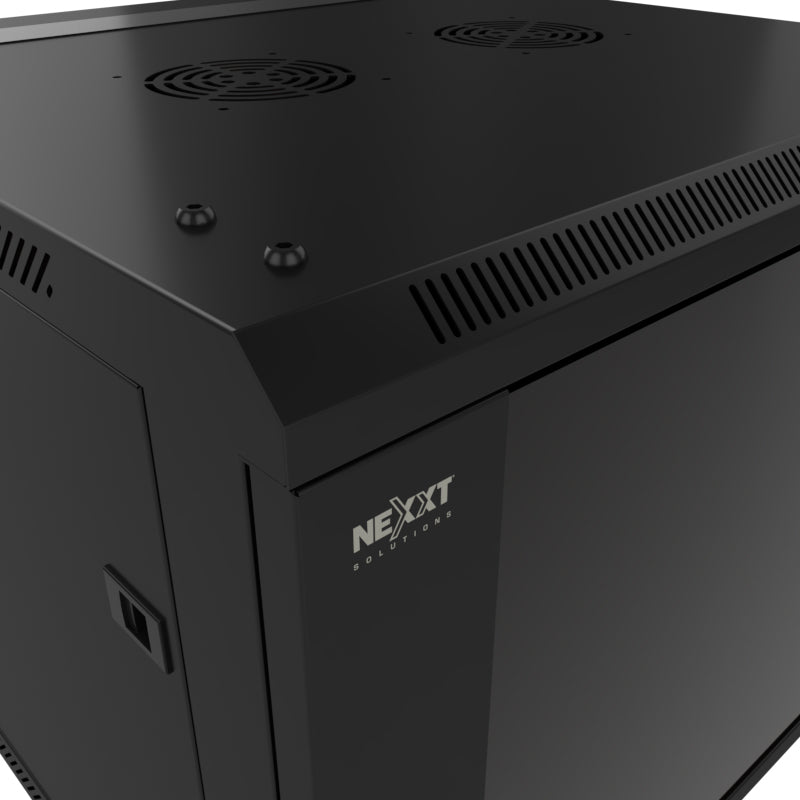 Nexxt Solutions - Rack armario - instalable en pared - RAL 9005, negro barniz - 6U - 19"