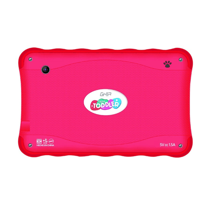 Ghia GT133R2 32 GB Wifi Rojo, 1.5 GHz, MicroSD (TransFlash), 128 GB | Tablets para niños