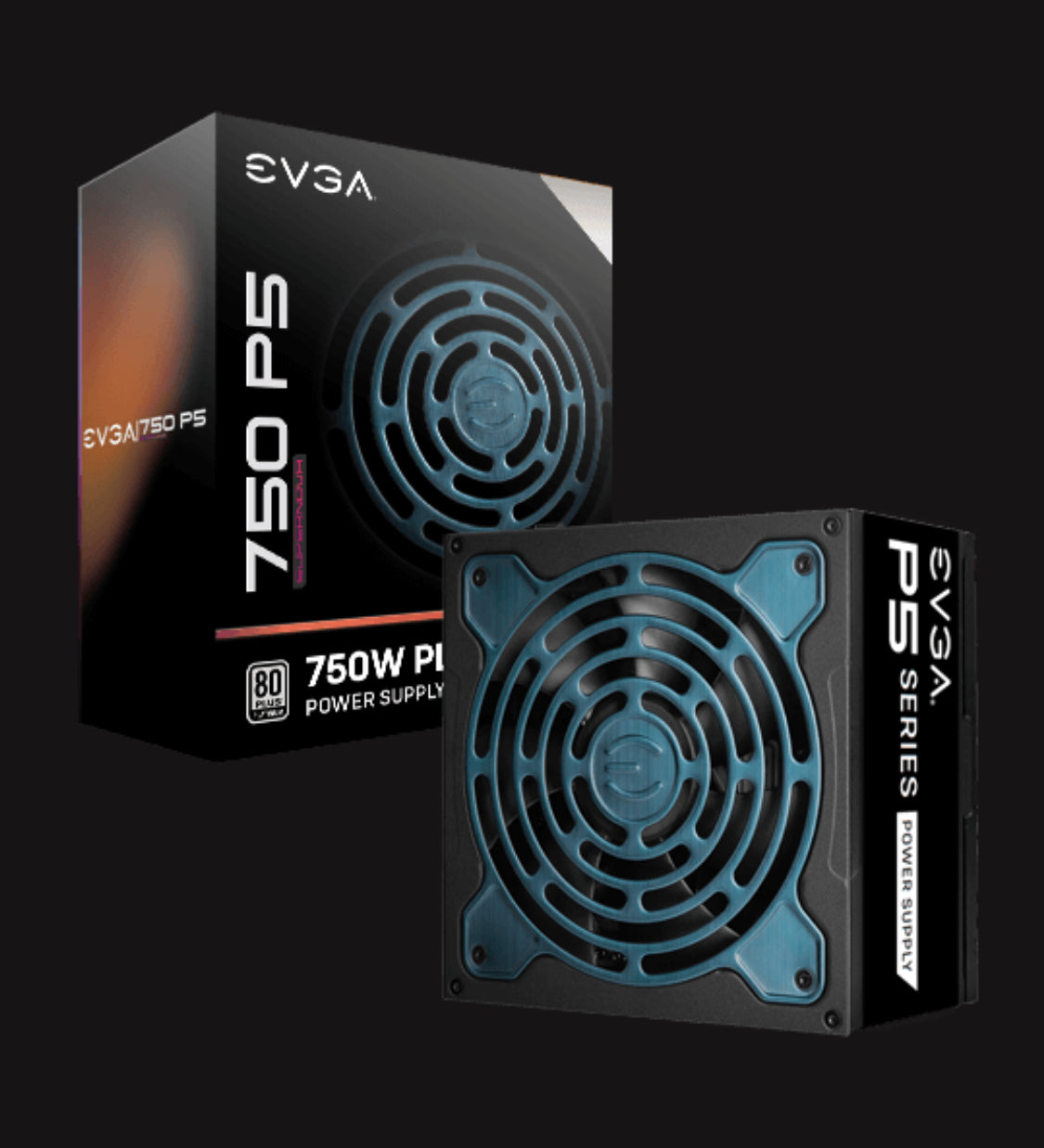 EVGA P5 750 unidad de fuente de alimentación 750 W 24-pin ATX Negro