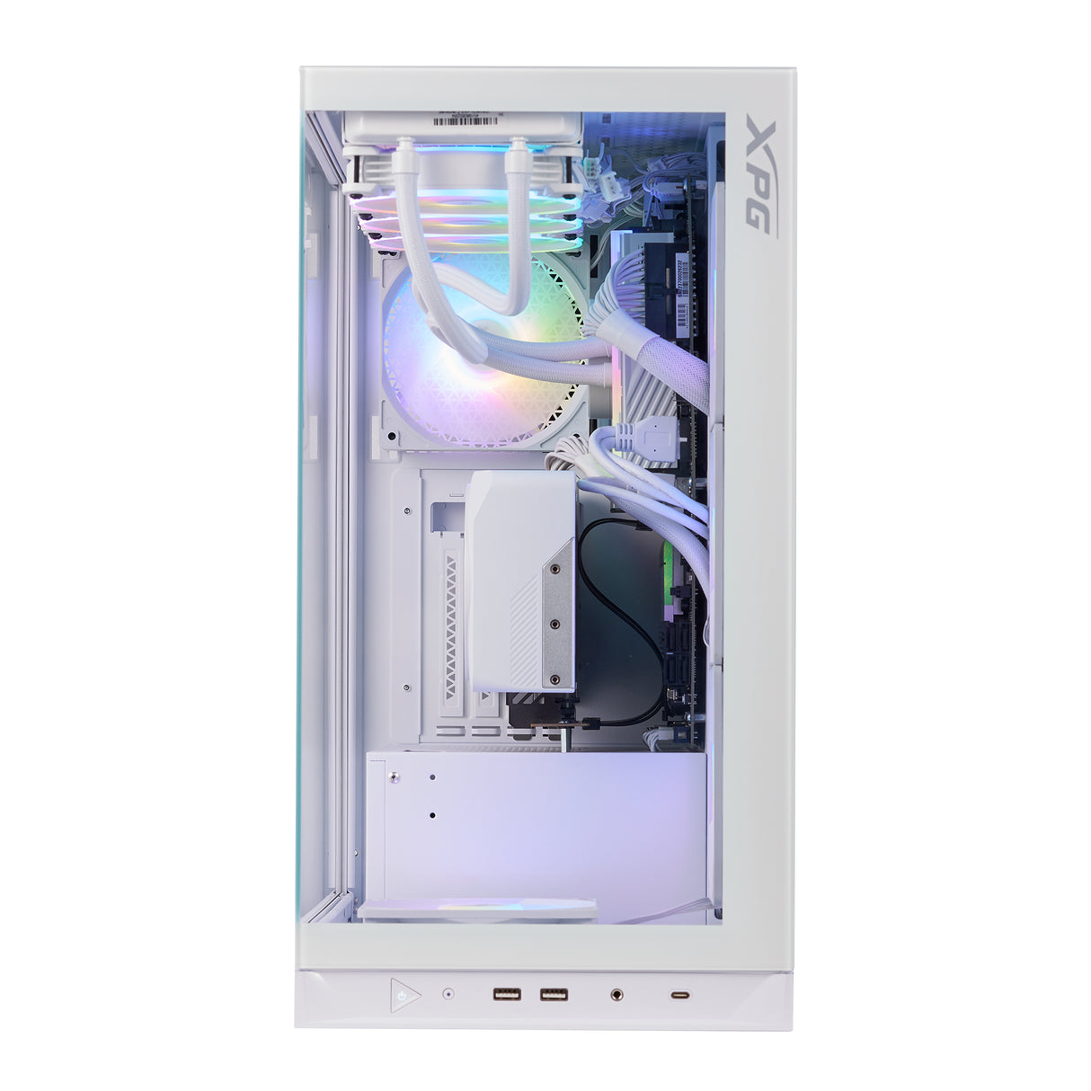 XPG INVADER X Torre Media Blanca carcasas ordenador SPCC Midi Tower PC Blanco