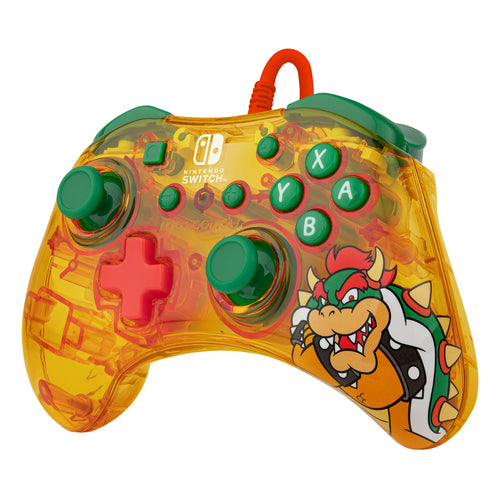 PDP Rock Candy: Lemon Bomb Bowser Mandos y volantes Gamepad Nintendo Switch, Nintendo Switch Lite, Nintendo Switch OLED
