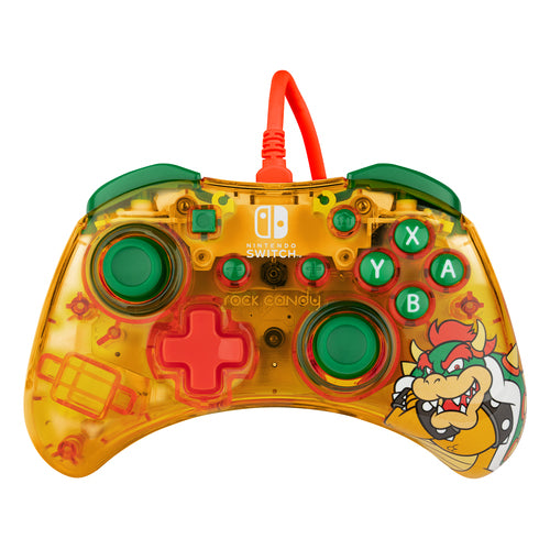 PDP Rock Candy: Lemon Bomb Bowser Mandos y volantes Gamepad Nintendo Switch, Nintendo Switch Lite, Nintendo Switch OLED