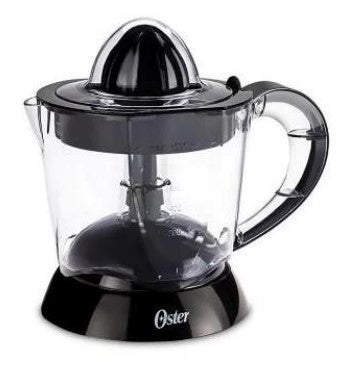 Oster FPSTJU407B013 exprimidor eléctrico 1 L 600 W Negro, Plástico, 127 V, 200 mm