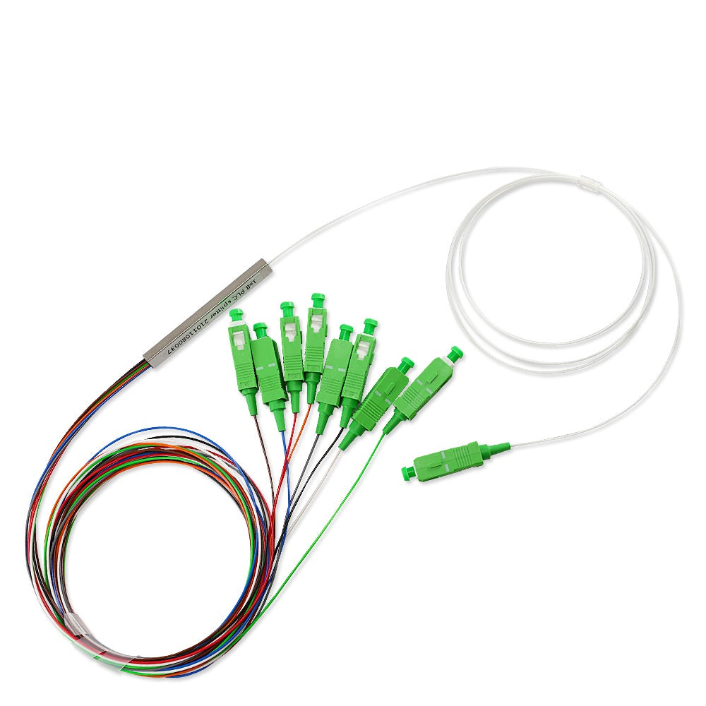 Enson ENS-PLC1X8 cable divisor y combinador Divisor de señal para cable coaxial Multicolor