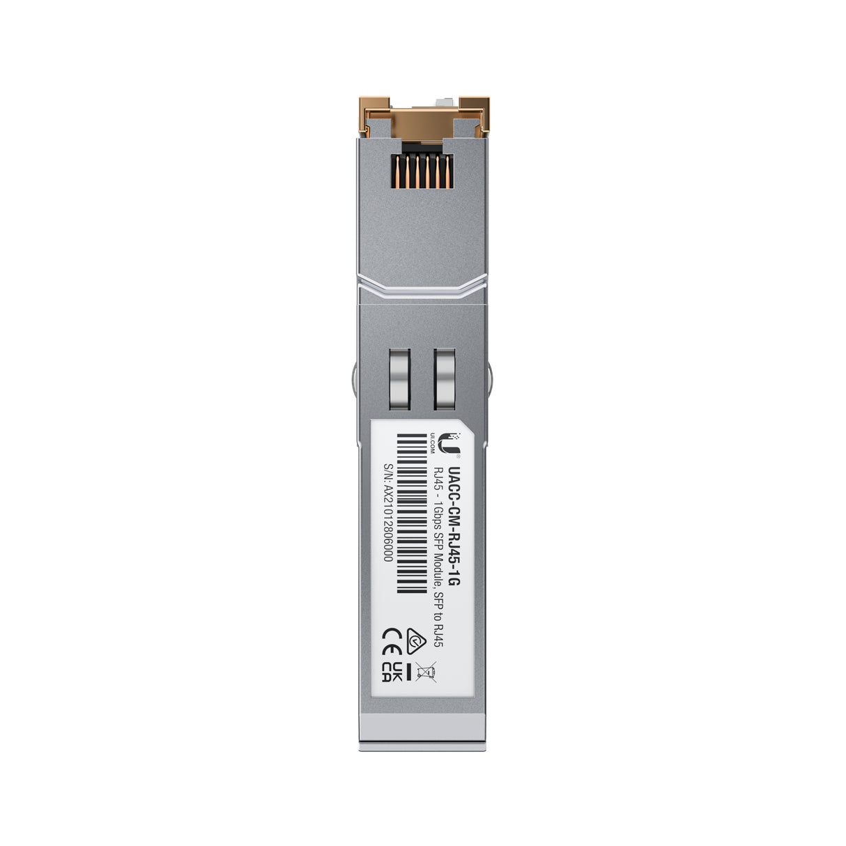 Convertidor UBIQUITI UFiber SFP a RJ45 1Gbps/100m - Módulo de Fibra GigabitEthernet
