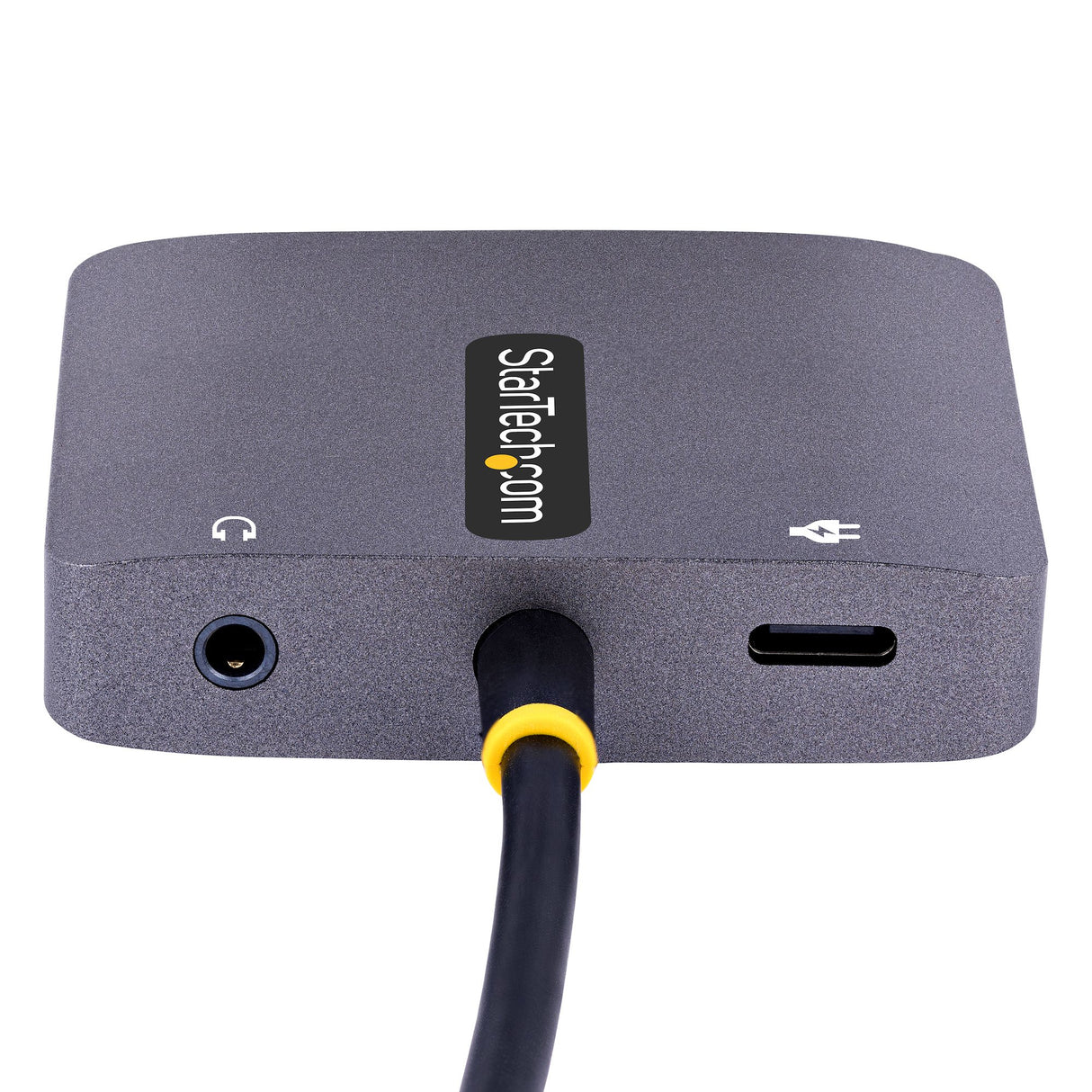 StarTech.com Adaptador de Vídeo USB C, Adaptador Multipuertos USB Tipo C a HDMI VGA con Salida de Audio de 3,5mm, HDR 4K a 60Hz, PD 3.0 de 100W, Compatible con Thunderbolt 3/4 adaptadores gráficos usb USB Tipo C Macho Derecho Si