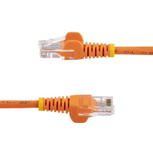 StarTech.com Cable de 1m Naranja de Red Fast Ethernet Cat5e RJ45 sin Enganche - Cable Patch Snagless Cables de red 1 m C