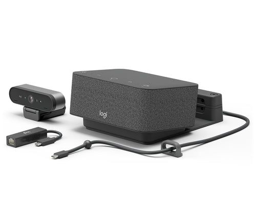 991-000451 - Logitech Logi Dock Focus Room Kit UC sistemas de video conferencia 1 personas(s) Si Grafito 4K Ultra HD