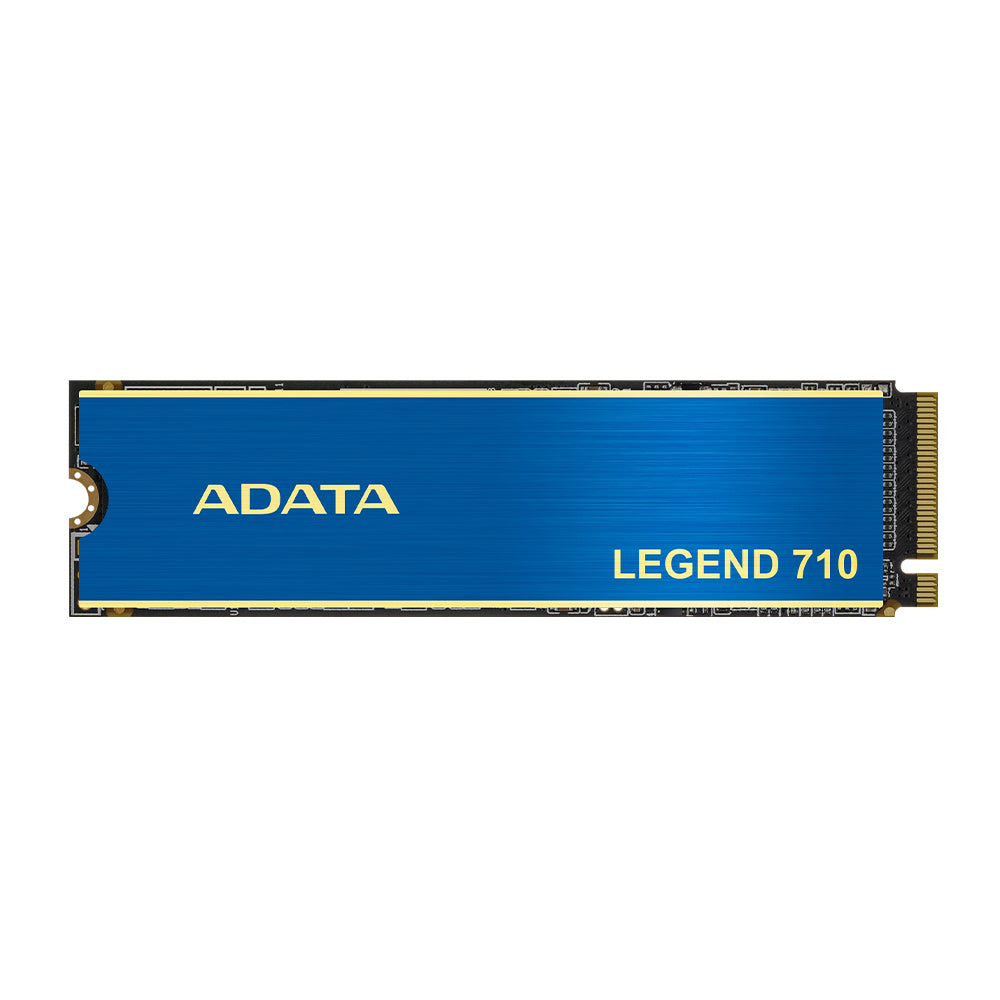 ALEG-710-512GCS - UNIDAD DE ESTADO SOLIDO (SSD) ADATA LEGEND 710, 512GB, PCIE GEN3, M.2 2280, LECTURA 2100MBS, ESCRITURA 1000MBS, DISIPADOR AZUL