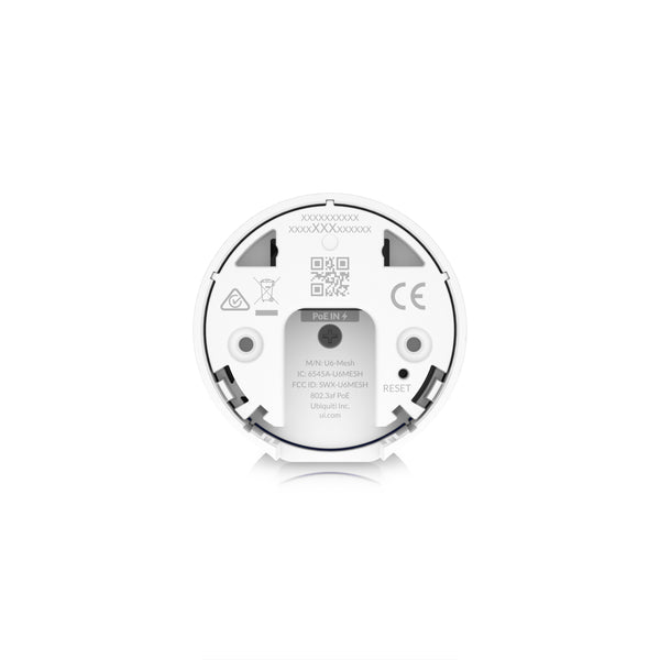 Ubiquiti U6-Mesh 4800 Mbit/s Blanco Energía sobre Ethernet (PoE), 2.4 GHz, 5 GHz, WPA
