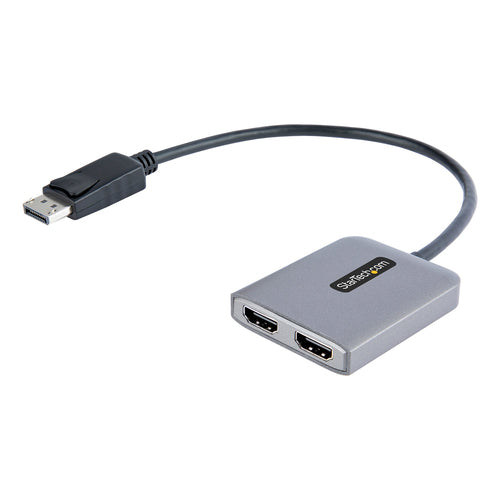 StarTech.com Hub Concentrador MST DisplayPort a 2 Puertos HDMI - HDMI Doble de 4K a 60Hz - Adaptador Multimonitor Displa