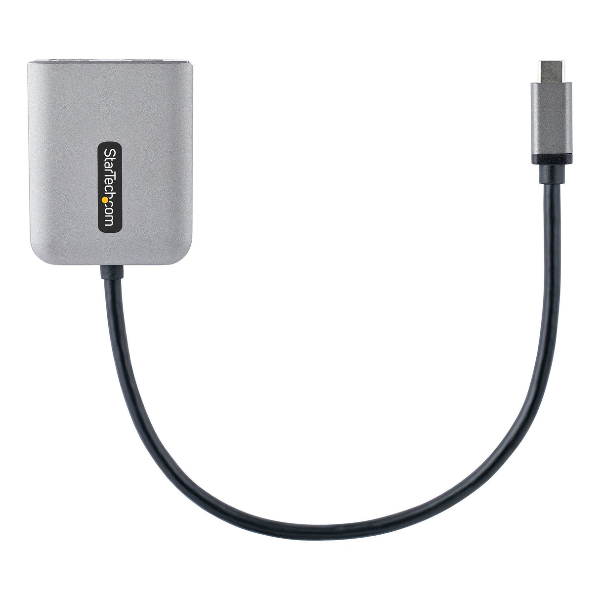 StarTech.com Adaptador USB-C a HDMI Doble - Hub MST USB Tipo C - Divisor Extensor de Monitor HDMI 4K 60Hz para Portátil - HDR - con Cable Incorporado Extra Largo - Solamente para Windows adaptadores gráficos usb USB Tipo C Macho Derecho Si