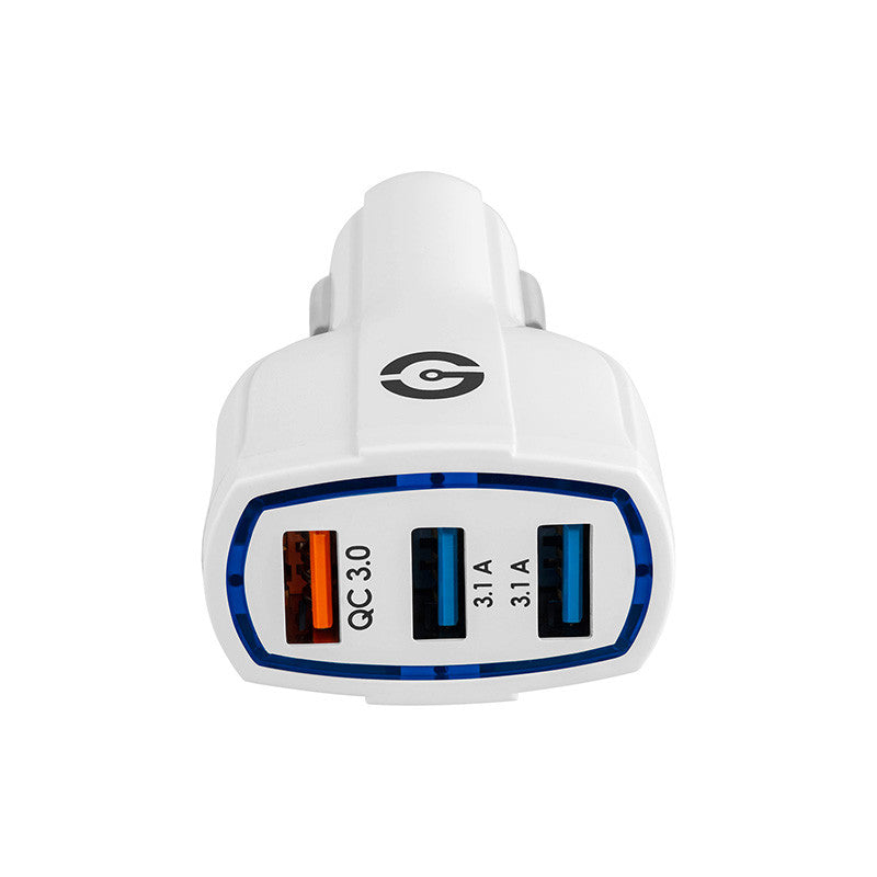 Getttech GCC-30FC-01 cargador de dispositivo móvil Universal Blanco USB Auto