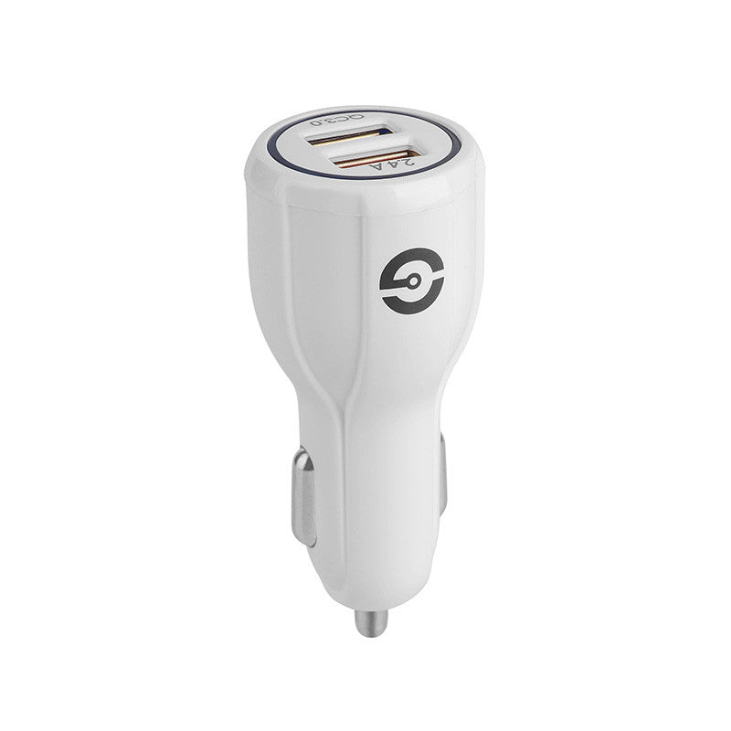 Getttech GCC-2U22-01 cargador de dispositivo móvil Universal Blanco USB Auto
