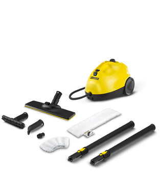 Kärcher SC 2 EasyFix Limpiador a vapor de cilindro 1 L 1500 W Negro, Amarillo, Botones