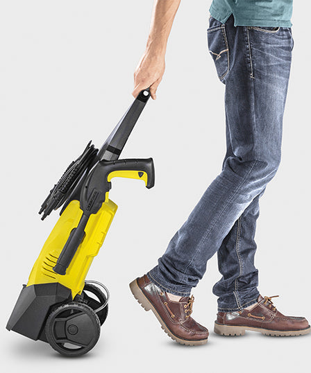 Kärcher K3 limpiadora de alta presión o hidrolimpiadora Vertical Eléctrico 330 l/h 1650 W Negro, Amarillo, 1 usuario(s)