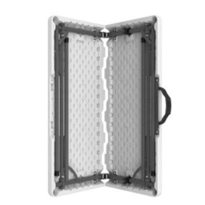Lifetime 80273 mesa para exterior Negro, Blanco Forma cuadrada