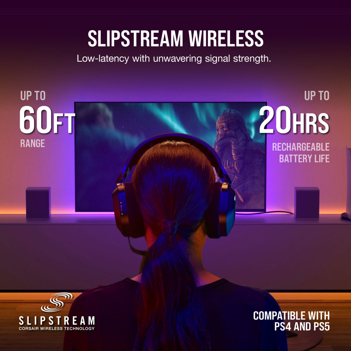 Corsair HS80 RGB WIRELESS Auriculares Inalámbrico y alámbrico Diadema Juego Carbono
