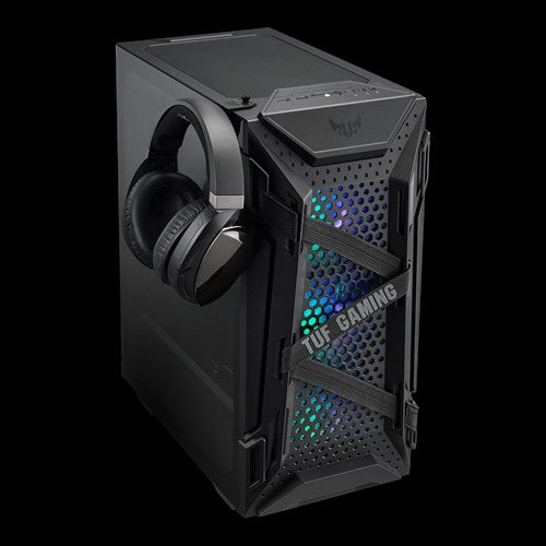 ASUS TUF Gaming GT301 carcasas ordenador ABS, Acero, Vidrio templado Midi Tower PC Negro