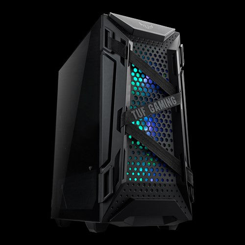 ASUS TUF Gaming GT301 carcasas ordenador ABS, Acero, Vidrio templado Midi Tower PC Negro
