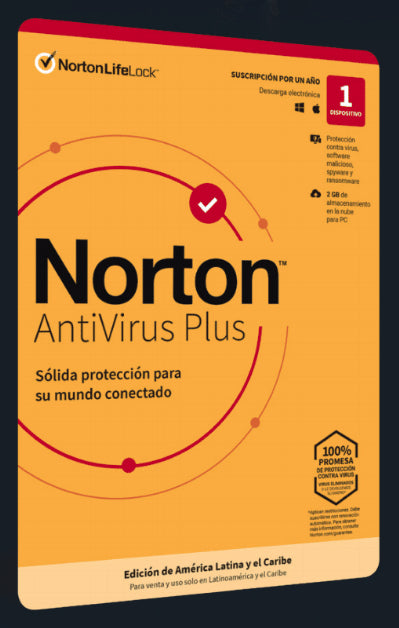 Norton 21416076 software de seguridad Seguridad de antivirus 1 licencia(s) 2 año(s) 1