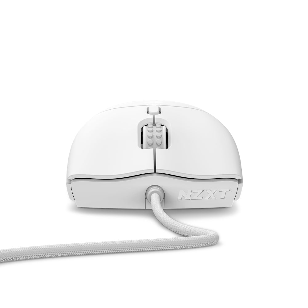 NZXT Lift 2 Symm ratón Juego Diestro USB tipo A Óptico 26000 DPI, Blanco