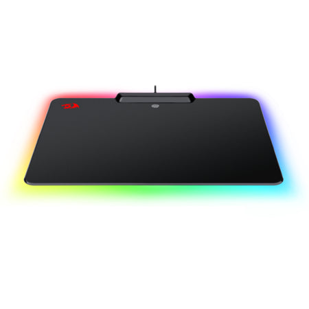REDRAGON P009 EPEIUS, Mousepad rígido con iluminación RGB, Negro, Translúcido, ABS sintéticos