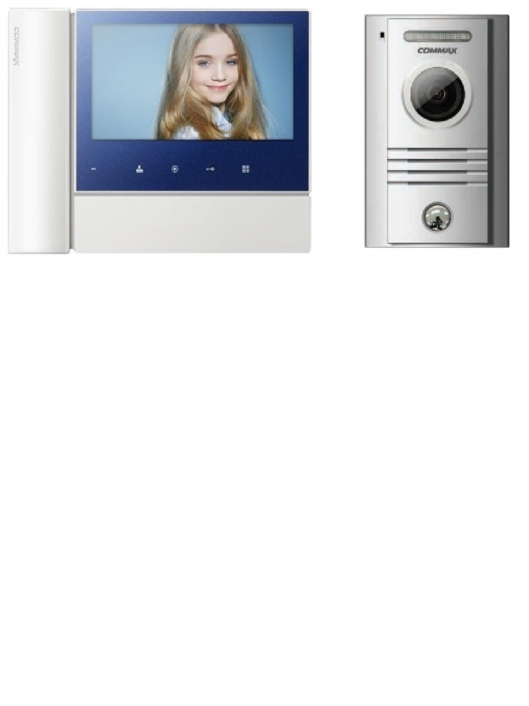 Monitor COMMAX CDV70N2DRC40KPAQ - 7" Color, Soporta 1 Auricular, Conexion para Monitor Adicional