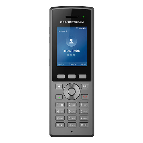 Grandstream Networks WP825 teléfono IP Antracita 2 líneas LCD Wifi, IP del teléfono celular, Escritorio, Antibacteriano