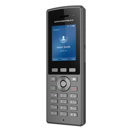 Grandstream Networks WP825 teléfono IP Antracita 2 líneas LCD Wifi, IP del teléfono celular, Escritorio, Antibacteriano