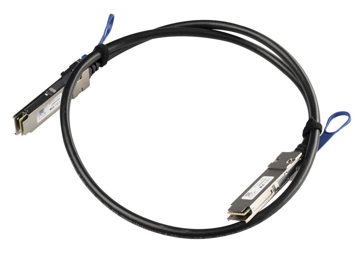 Mikrotik XQ+DA0001 Cable de fibra óptica e InfiniBand 1 m QSFP+ to QSFP+ / QSFP28 to QSFP28 Negro