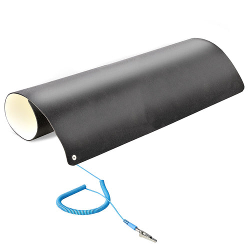 StarTech.com Alfombrilla Antiestática, Superficie Antiestática para la Reparación de Electrónicos para Mesa, con Cable d