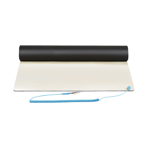 StarTech.com Alfombrilla Antiestática, Superficie Antiestática para la Reparación de Electrónicos para Mesa, con Cable d