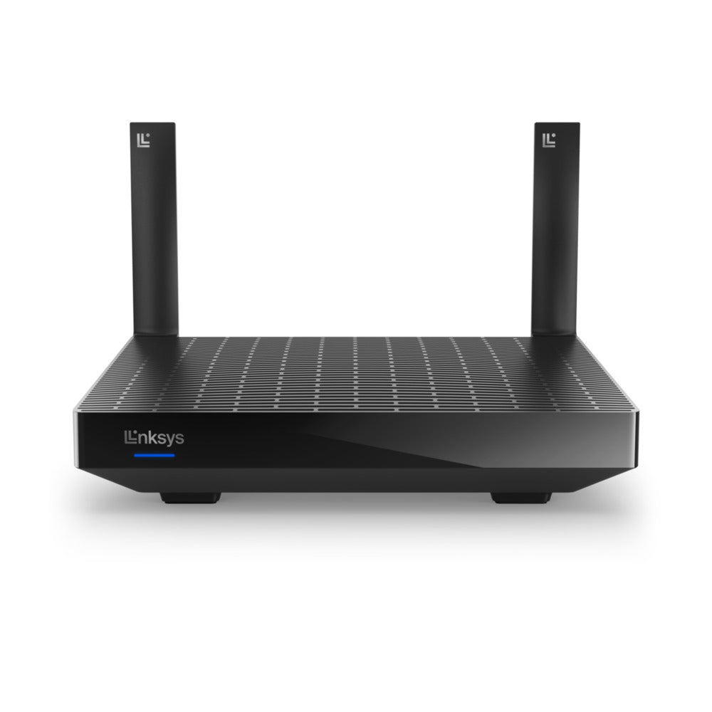 Linksys Hydra 6 router inalámbrico Gigabit Ethernet Doble banda (2,4 GHz / 5 GHz) Negro, Wi-Fi 6 (802.11ax), Router de m