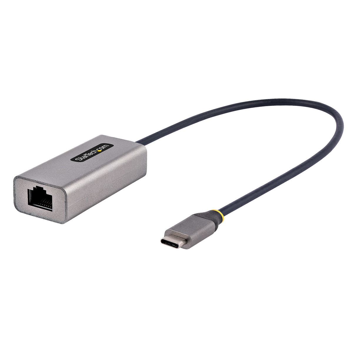 StarTech.com Adaptador USB-C a Ethernet - Adaptador USB 3.0 de Red Ethernet Gigabit 10/100/1000 Mbps - Adaptador USB Tipo C a RJ45 Ethernet - Cable de 30cm Incorporado - sin Controladores tarjetas de red Alámbrico USB Tipo C Ethernet 1
