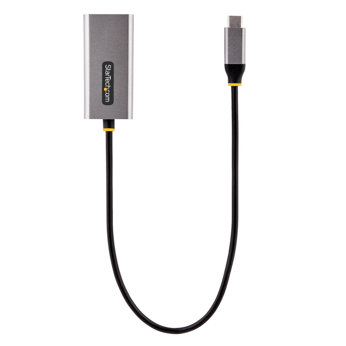 StarTech.com Adaptador USB-C a Ethernet - Adaptador USB 3.0 de Red Ethernet Gigabit 10/100/1000 Mbps - Adaptador USB Tipo C a RJ45 Ethernet - Cable de 30cm Incorporado - sin Controladores tarjetas de red Alámbrico USB Tipo C Ethernet 1